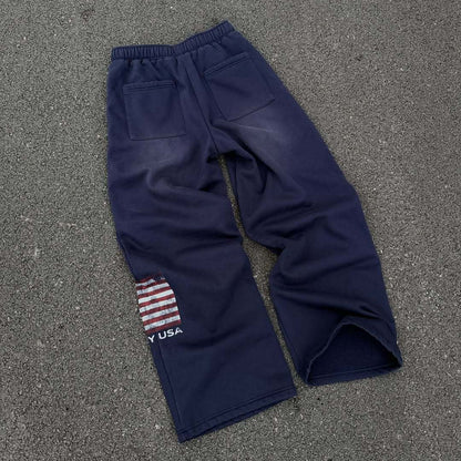 Damen Sweatpants Elastischer Bund Seitentaschen