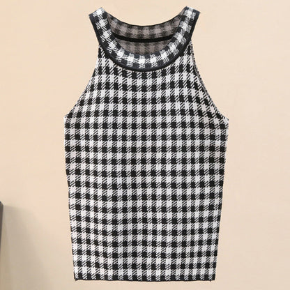 Damen Sporttanktop Karomuster Norvielle