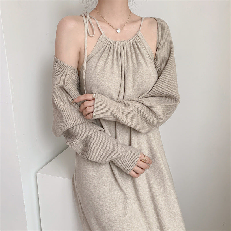Damen Maxikleid Verstellbare Träger Elegant Norvielle