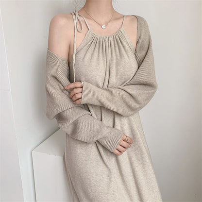Damen Maxikleid Verstellbare Träger Elegant Norvielle