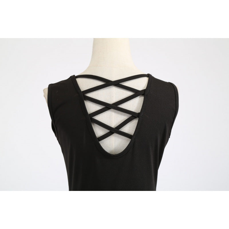 Damen Swingkleid Totenkopf-Design Bindegürtel Bunt