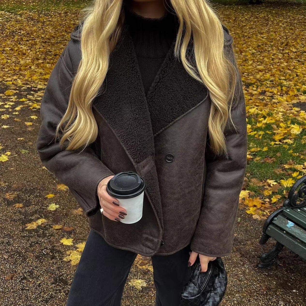 Damen Fleecejacke Kuscheliges Innenfutter Norvielle