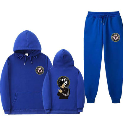 Damen Pullover Set mit Jogginghose und einzigartigem Druck