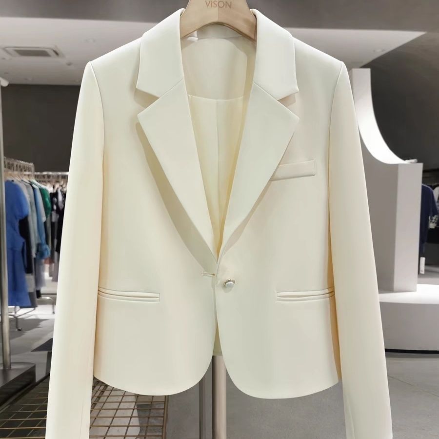 Damen Blazer Tailliert Schmal Revers Norvielle
