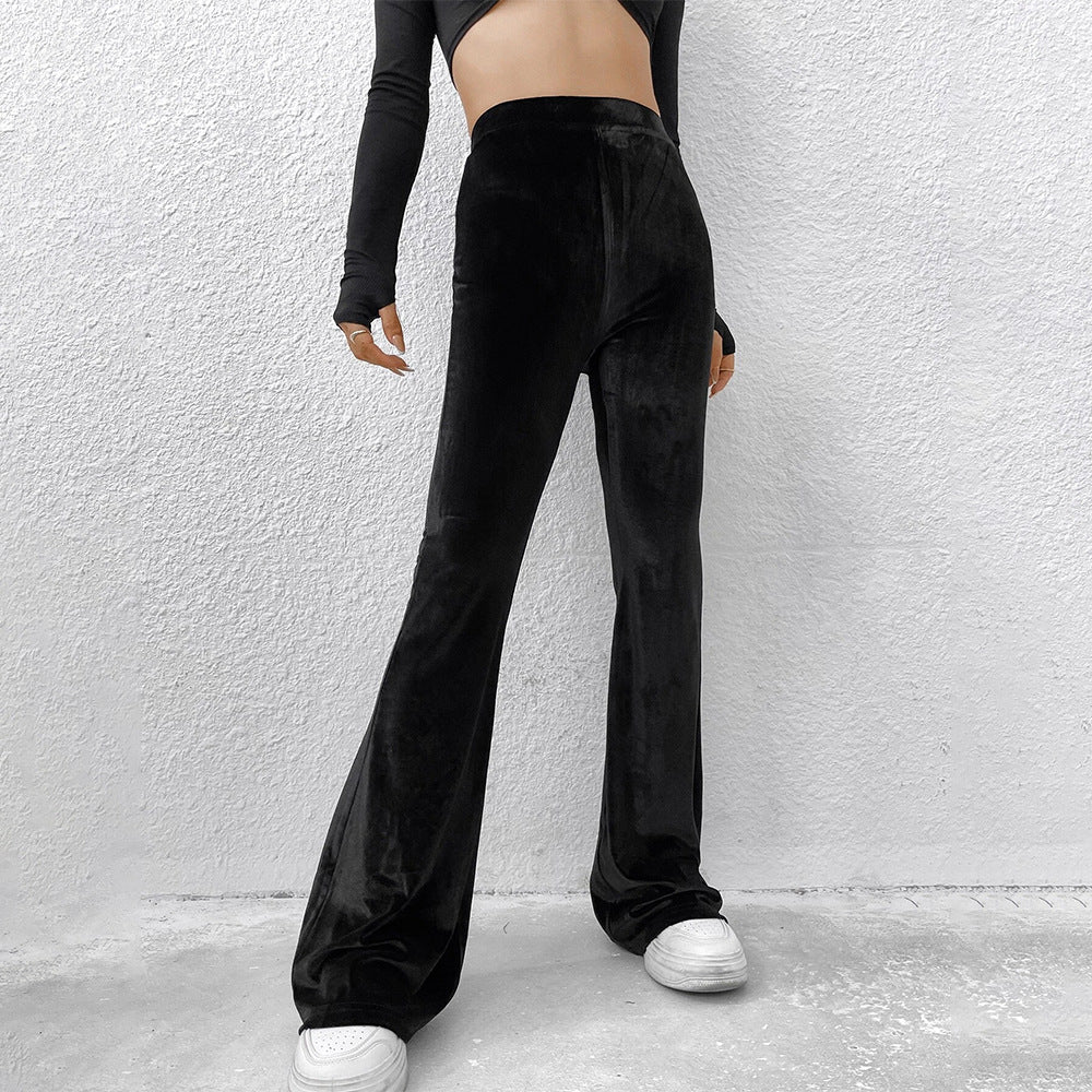 Damen Samthose Flared Norvielle - Norvielle
