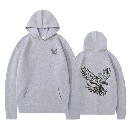Damen Kapuzenpullover Adlerdesign Weich Norvielle