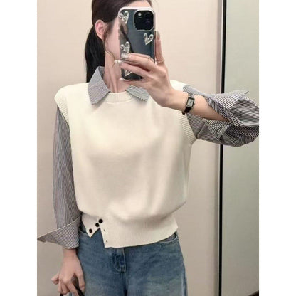 Damen Pullover Lässig Strukturiert Norvielle