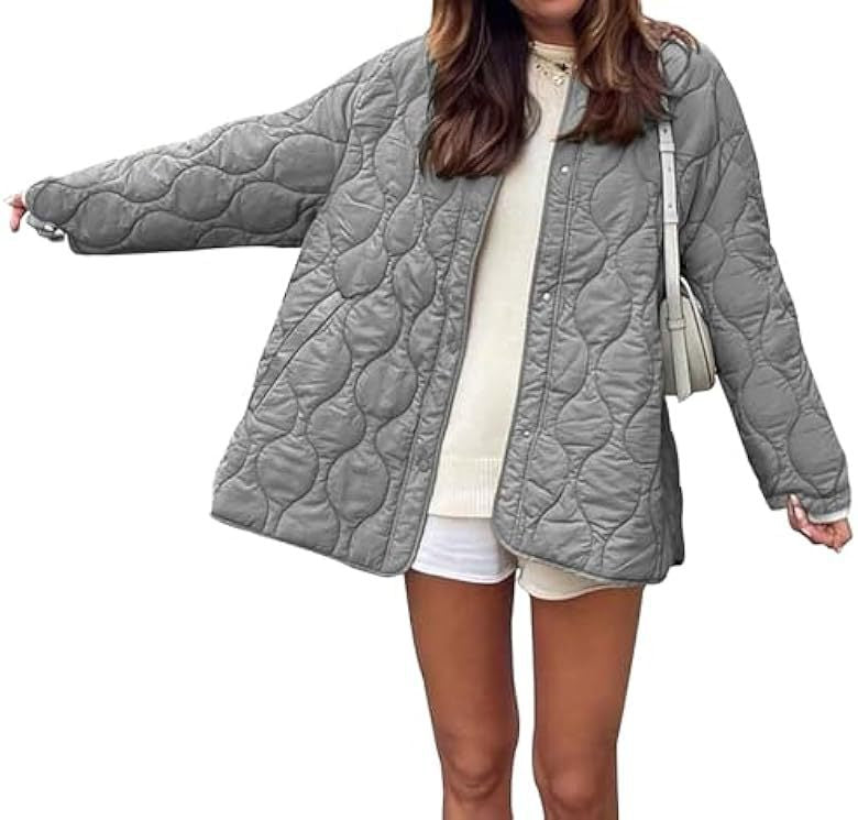 Damen Übergangsjacke Gesteppt Moderner Schnitt Norvielle