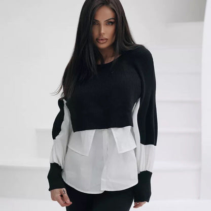 Damen Pullover Kombinierbar Norvielle - Norvielle