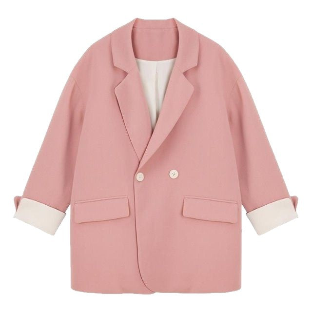 Damen Langarmjacke mit Kontrastärmeln Norvielle