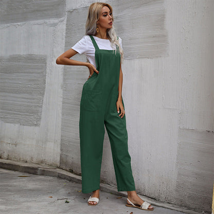 Damen Latzhose Bequem Mit Taschen Norvielle