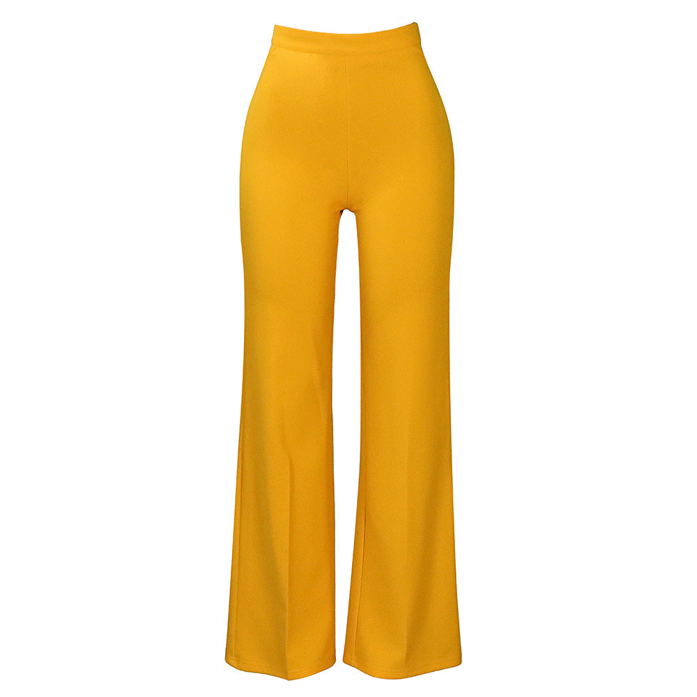 Damen High-Waist-Hosen Norvielle Elegantes Design