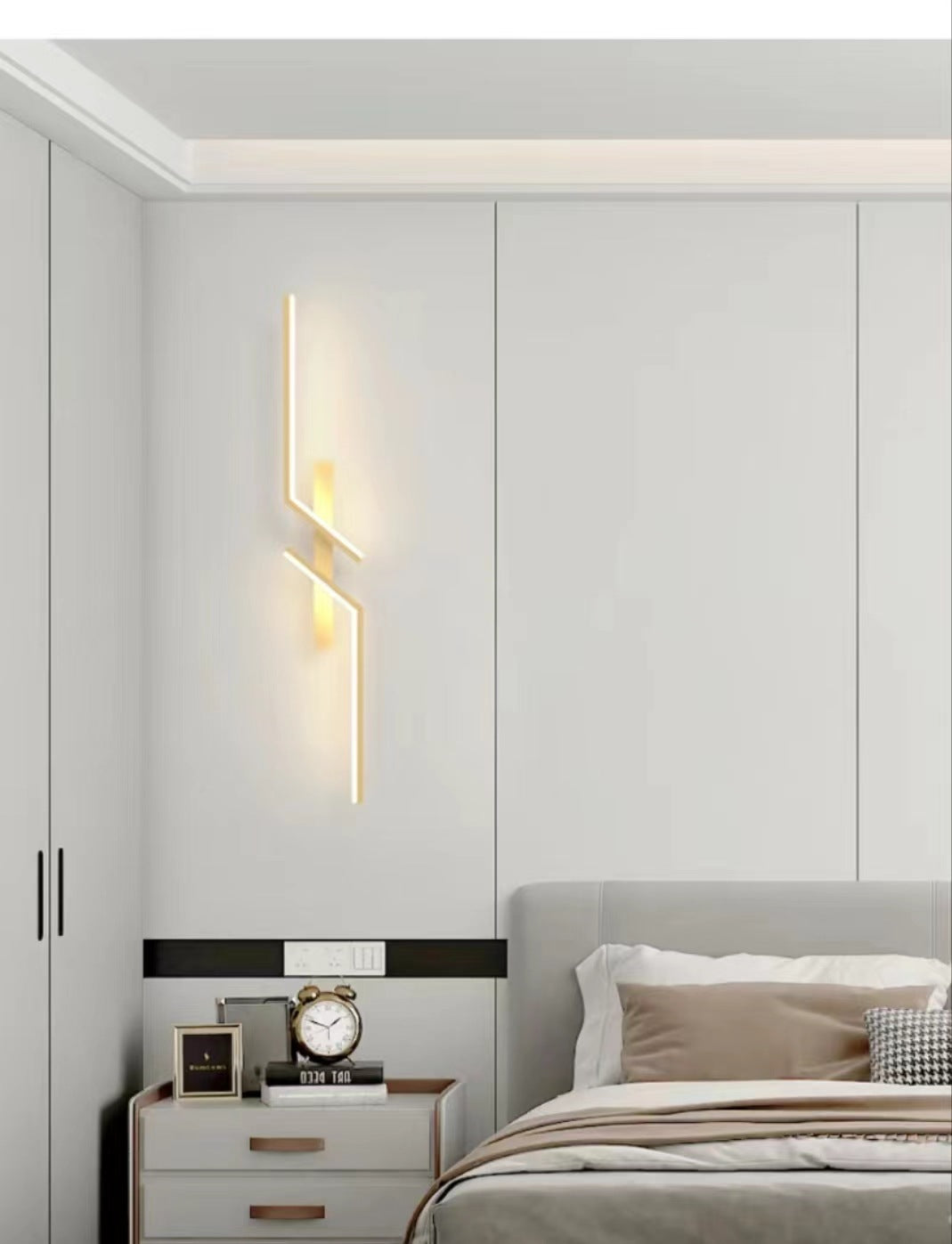 Moderne LED Wandleuchte Minimalistisch Wohnzimmer Flur