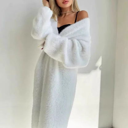 Damen Strickmantel Elegantes Design Norvielle - Norvielle