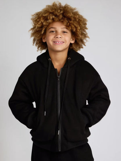 Damen Oversized Kapuzenjacke Norvielle Baumwolle Lässig
