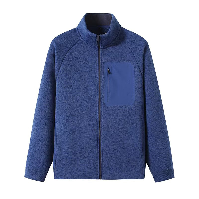 Damen Fleecejacke Sportlich Reißverschluss Norvielle