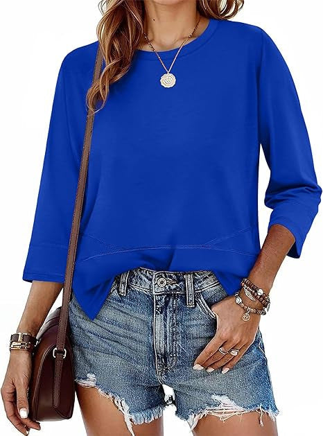 Damen Pullover 3/4 Ärmel Norvielle