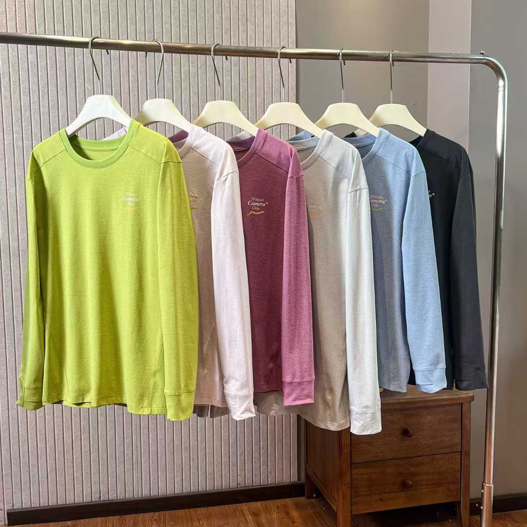 Damen Langarmshirt Sportlich Atmungsaktives Norvielle - Norvielle