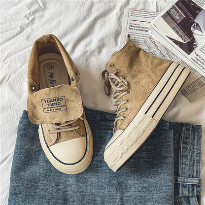 Norvielle Damen Segeltuchschuhe Leicht Beige
