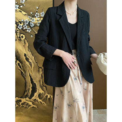 Damen Leichter Sommerkleid aus leichtem Stoff Norvielle