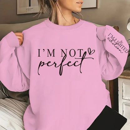 Damen Oversized Pullover mit Aufdruck Limited Edition