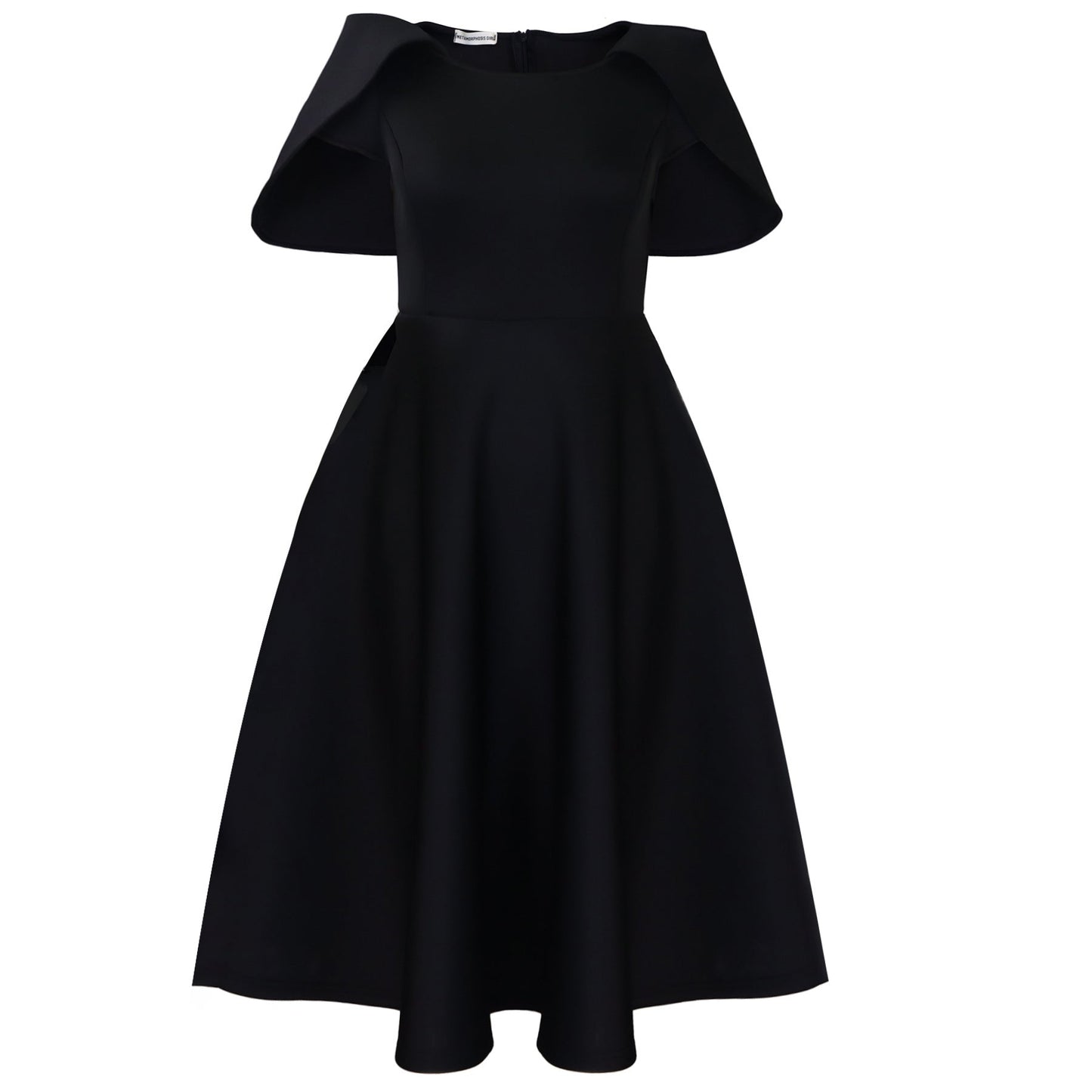Damen Abendkleid mit Cape Dramatischer Effekt