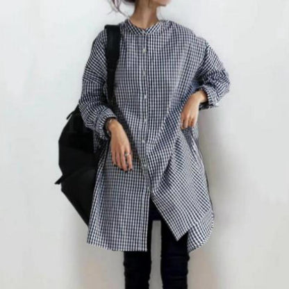 Damen Bluse Asymmetrischer Schnitt Modern Norvielle