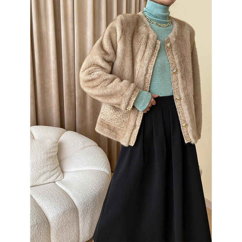 Damen Strickjacke Kuschelig mit Knöpfen und Taschen Norvielle