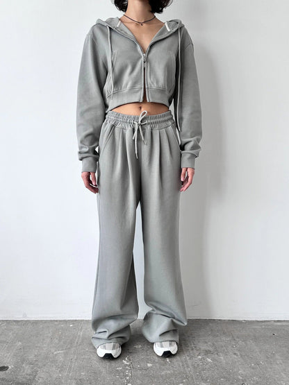 Damen Hoodie Jogginghose Set Minimalistisch