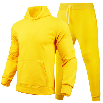 Damen Sportliches Hoodie- und Jogginghose-Set Baumwollmix