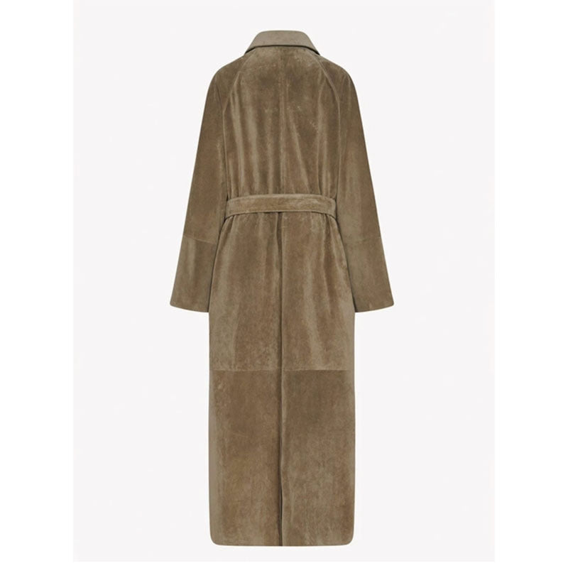 Damen Trenchcoat Wildleder Norvielle Elegant