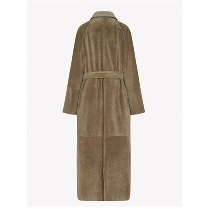 Damen Trenchcoat Wildleder Norvielle Elegant