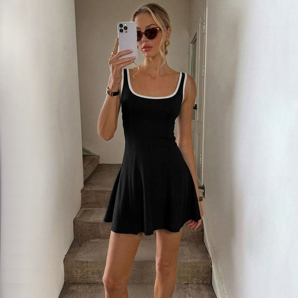 Damen Sommerkleid Figurformend Bequem Norvielle