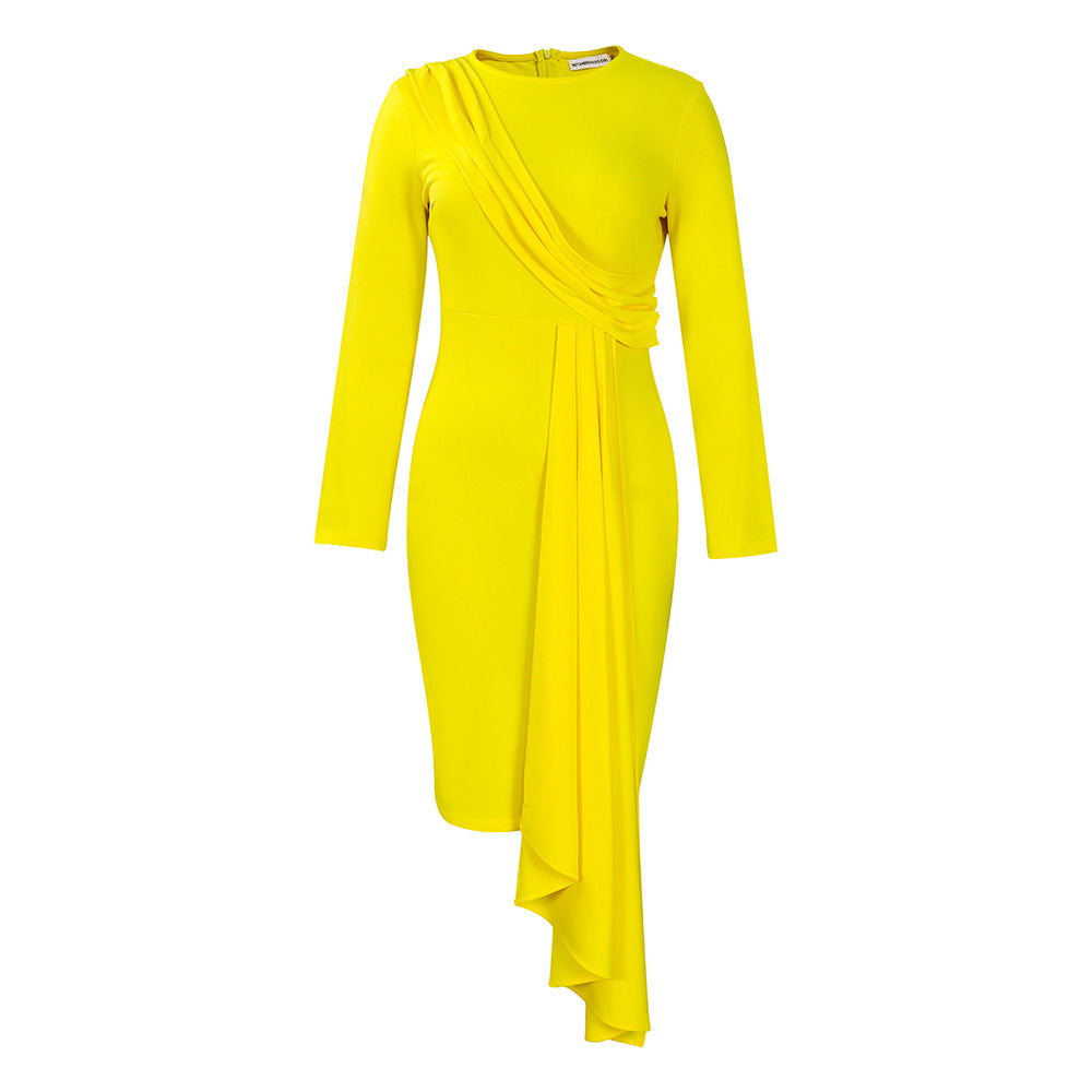 Damen Abendkleid Drapiert Norvielle