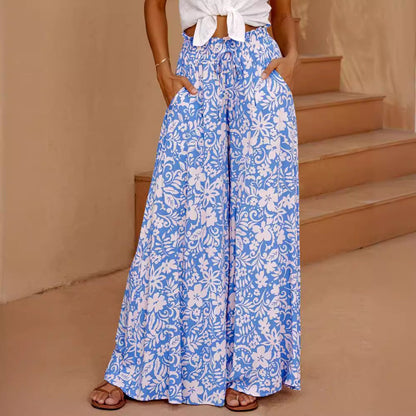 Damen Maxikleid Bunt Geometrisch Hochgeschlitzt Lang