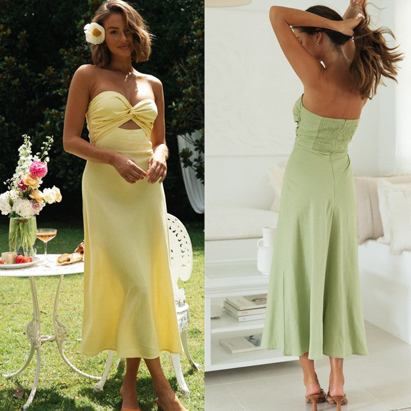 Damen Midikleid Schmal Norvielle - Norvielle
