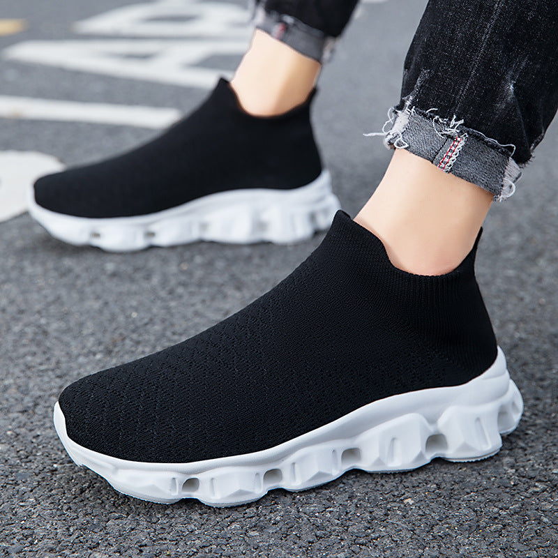 Damen Freizeitschuhe Elastisches Strickoberteil