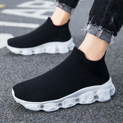 Damen Freizeitschuhe Elastisches Strickoberteil