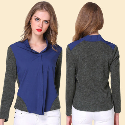 Damen Langarmshirt Sportlich Mit Seitentaschen Norvielle