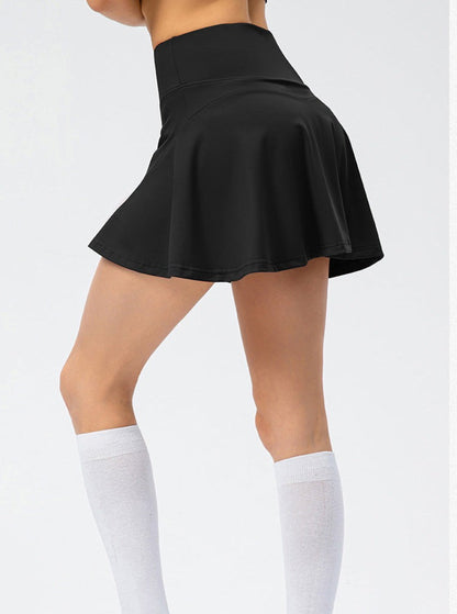 Damen Tennisrock mit Shorts Sportlich Leicht - Norvielle