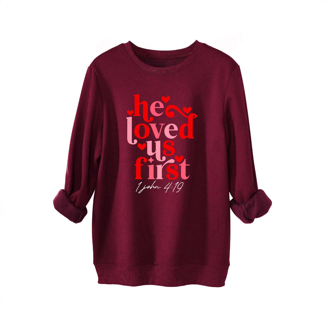 Damen Sweatshirt Lässiger Schnitt Mit Spruch Norvielle