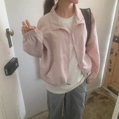 Damen Übergangsjacke Elastische Bündchen Norvielle