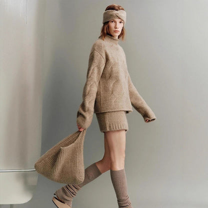 Damen Oversized-Pullover Mohair Norvielle Kuschelig