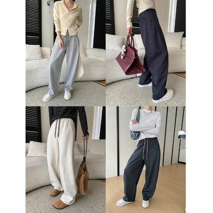 Damen Sweatpants Hochwandig Weit Bein Norvielle