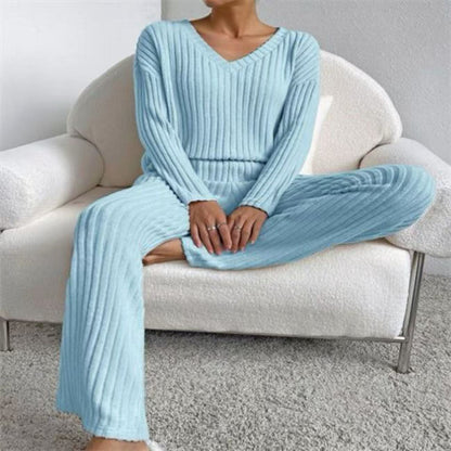 Damen Strick-Loungewear-Set Kuschelig Norvielle