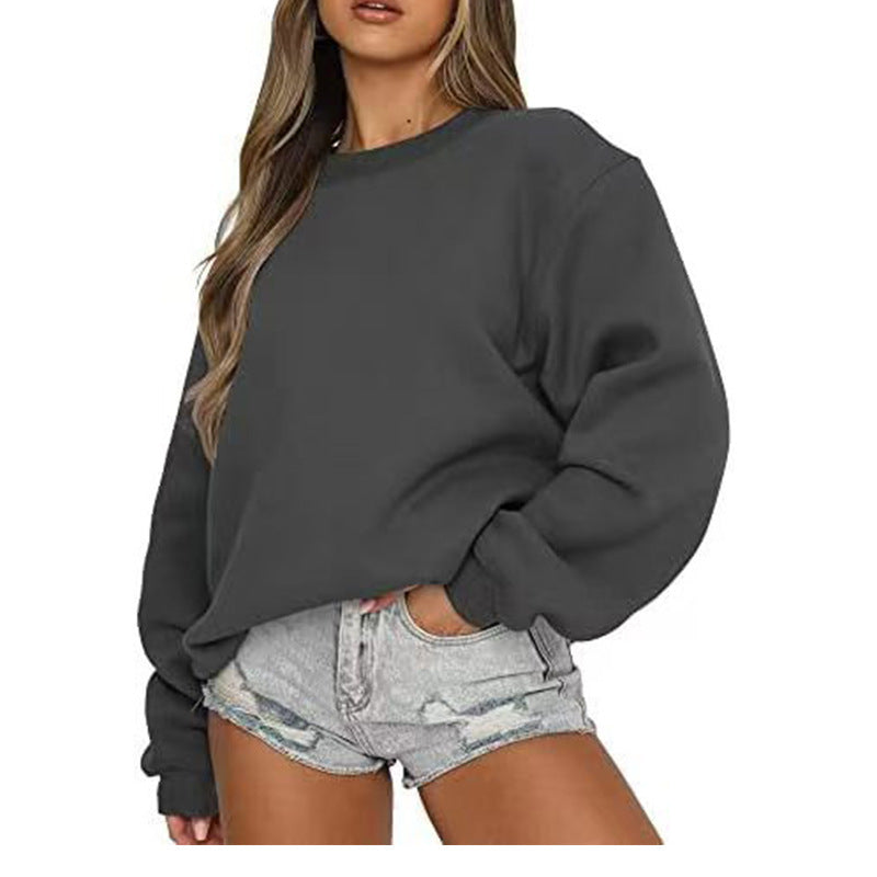 Damen Sweatshirt Lässiger Schnitt Voluminöse Ärmel Norvielle - Norvielle