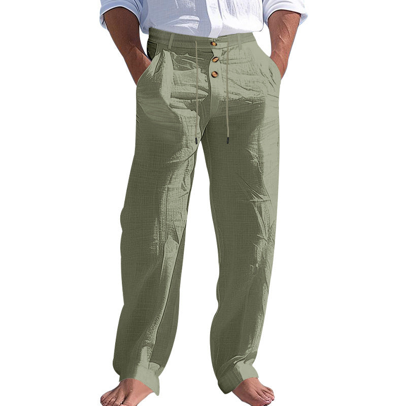 Herrenhose Hochbund Bequem Schwarz - Norvielle