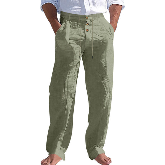Herrenhose Hochbund Bequem Schwarz - Norvielle