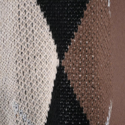 Damen Strickpullover Rautenmuster