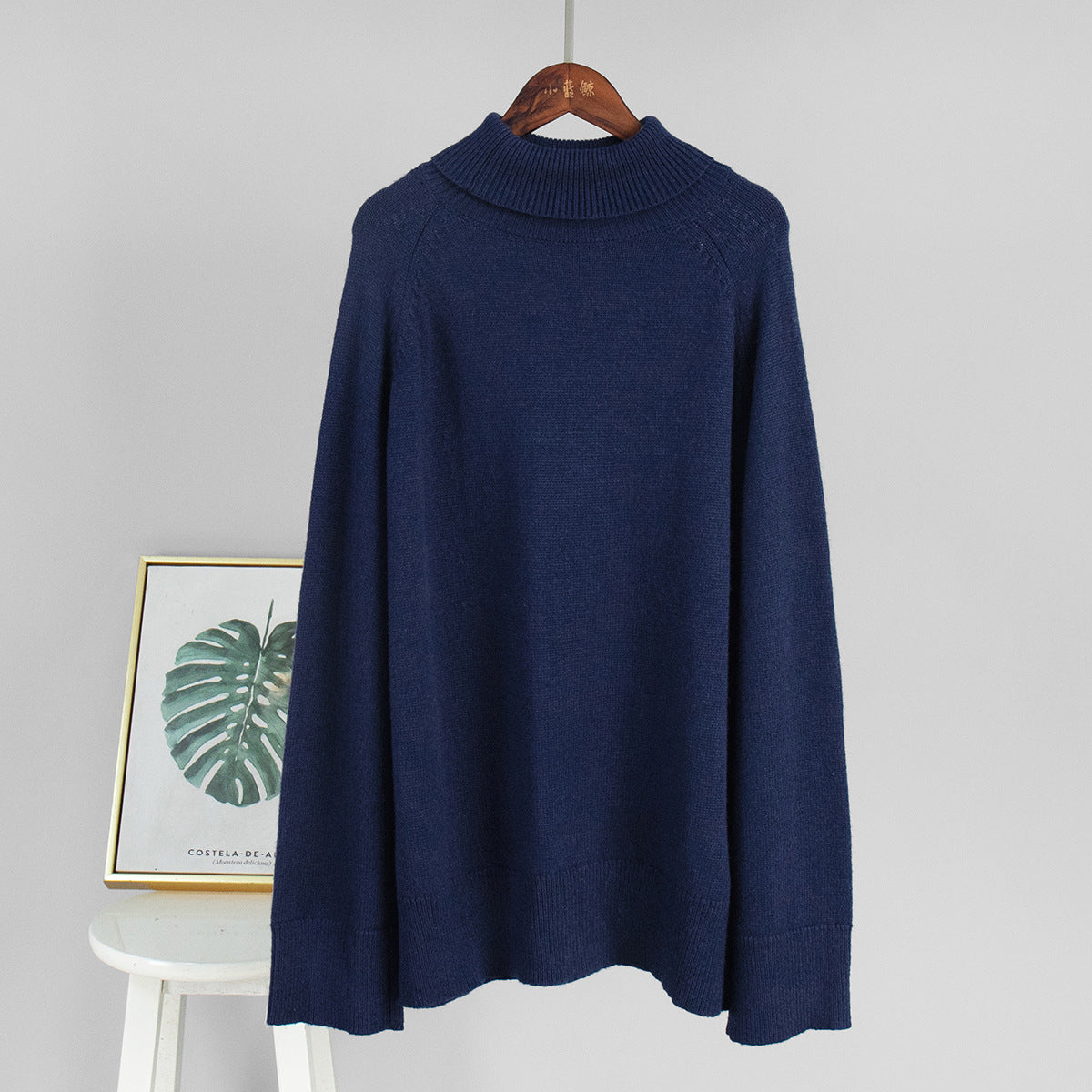 Damen Rollkragenpullover Feines Strickmaterial Norvielle